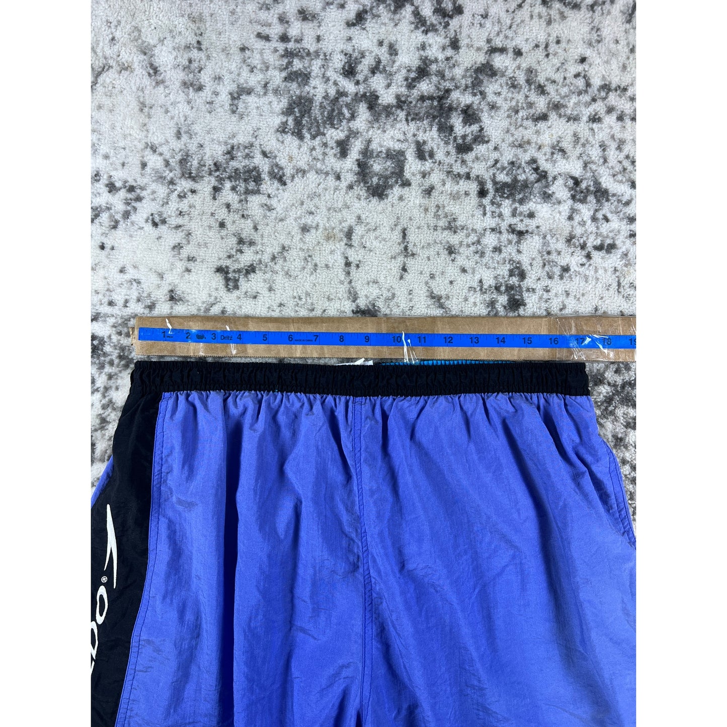 Vintage Light Blue Speedo Swim Trunks - XL