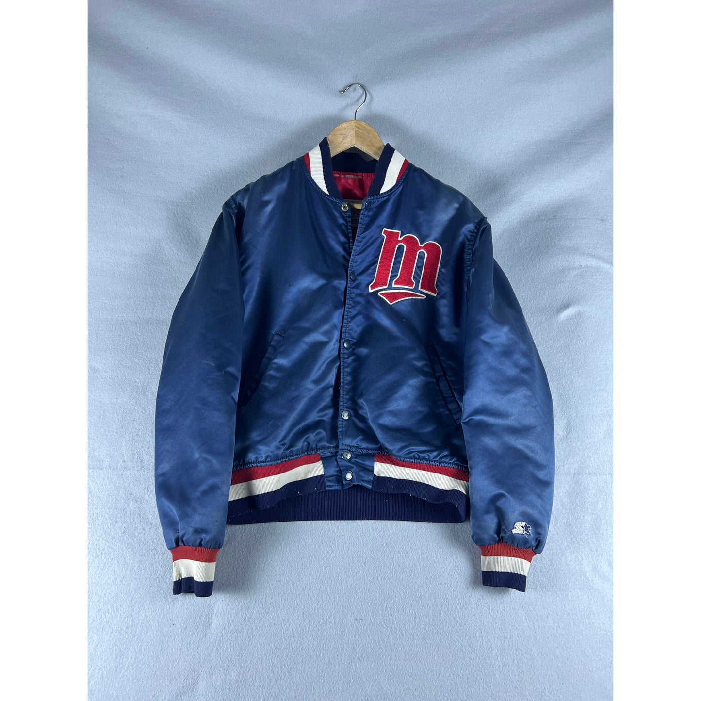 Vintage Starter Satin Minnesota Twins Jacket - M