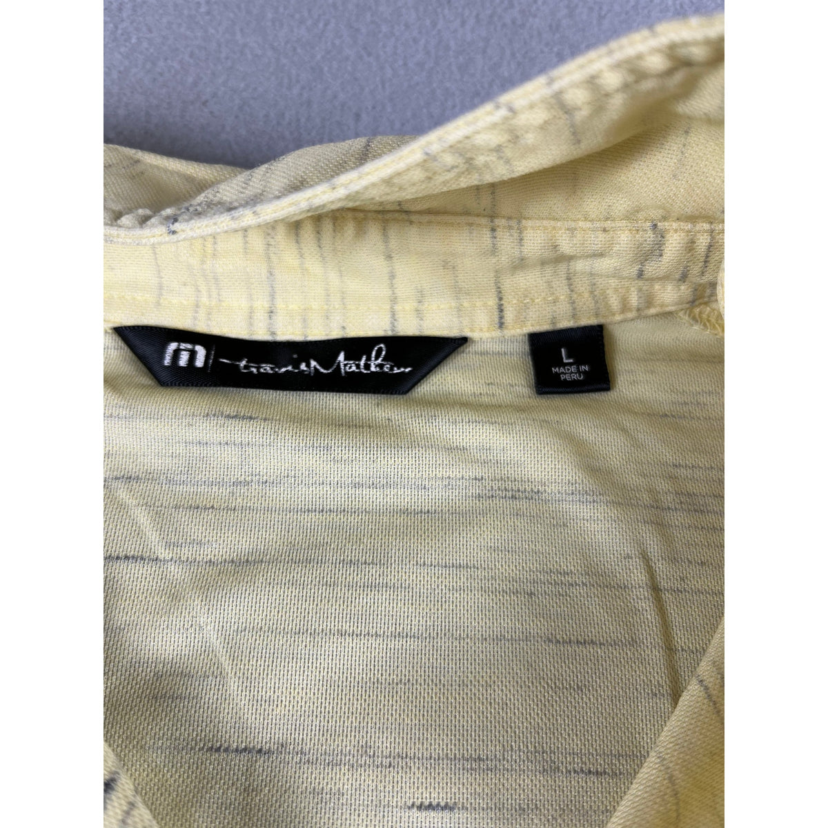 TravisMathew Space Dye Golf Polo Shirt - L