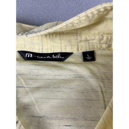TravisMathew Space Dye Golf Polo Shirt - L