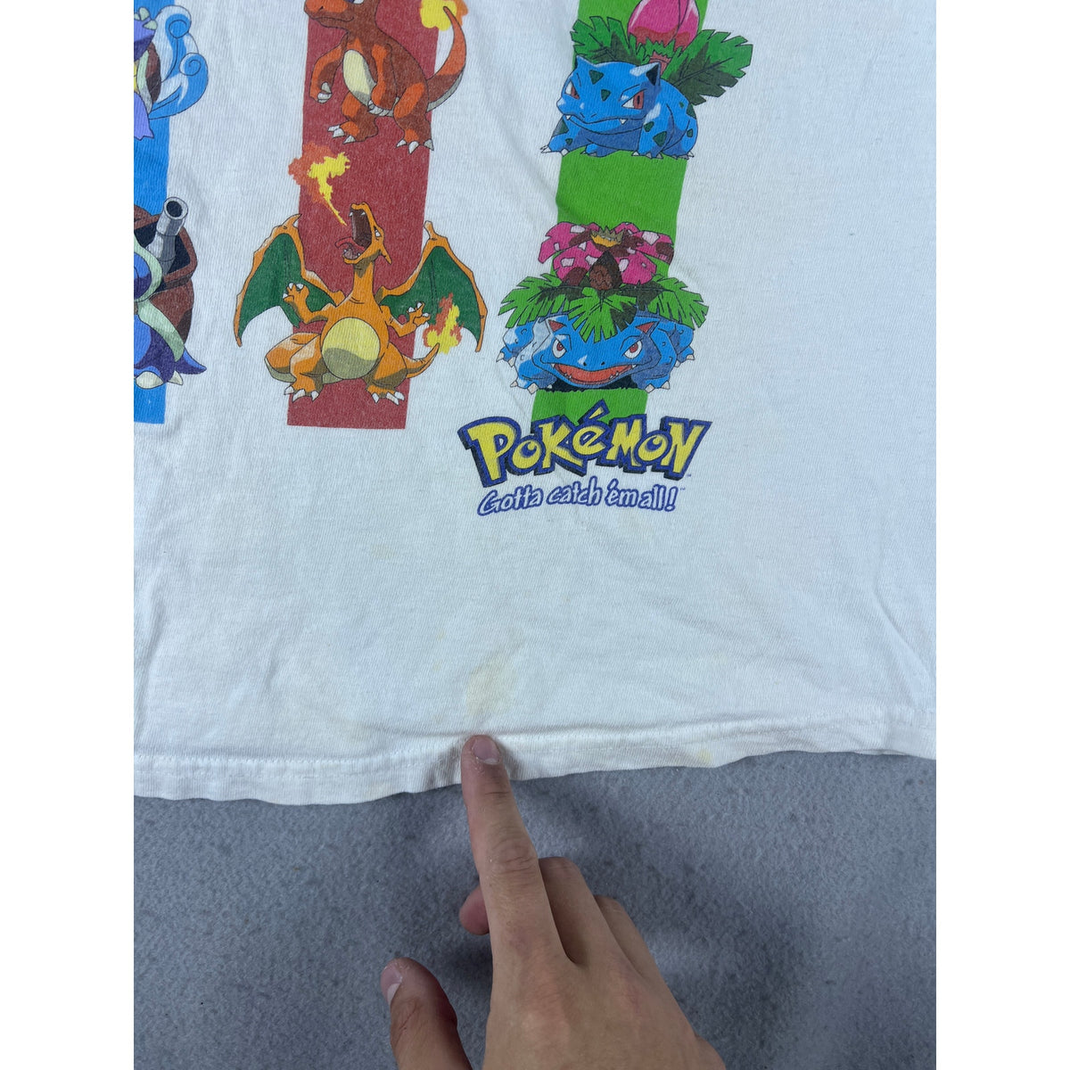 Pokemon Starters Charizard Blastoise Tee Toddler - 5T