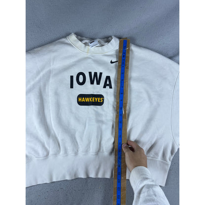 Iowa Hawkeyes Cropped Sweatshirt Womens - M