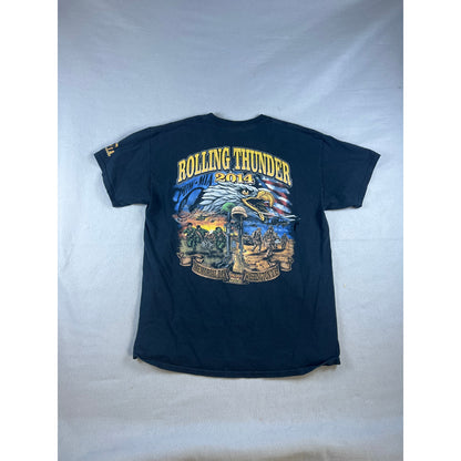 2014 Rolling Thunder 27th Annual T-Shirt - L