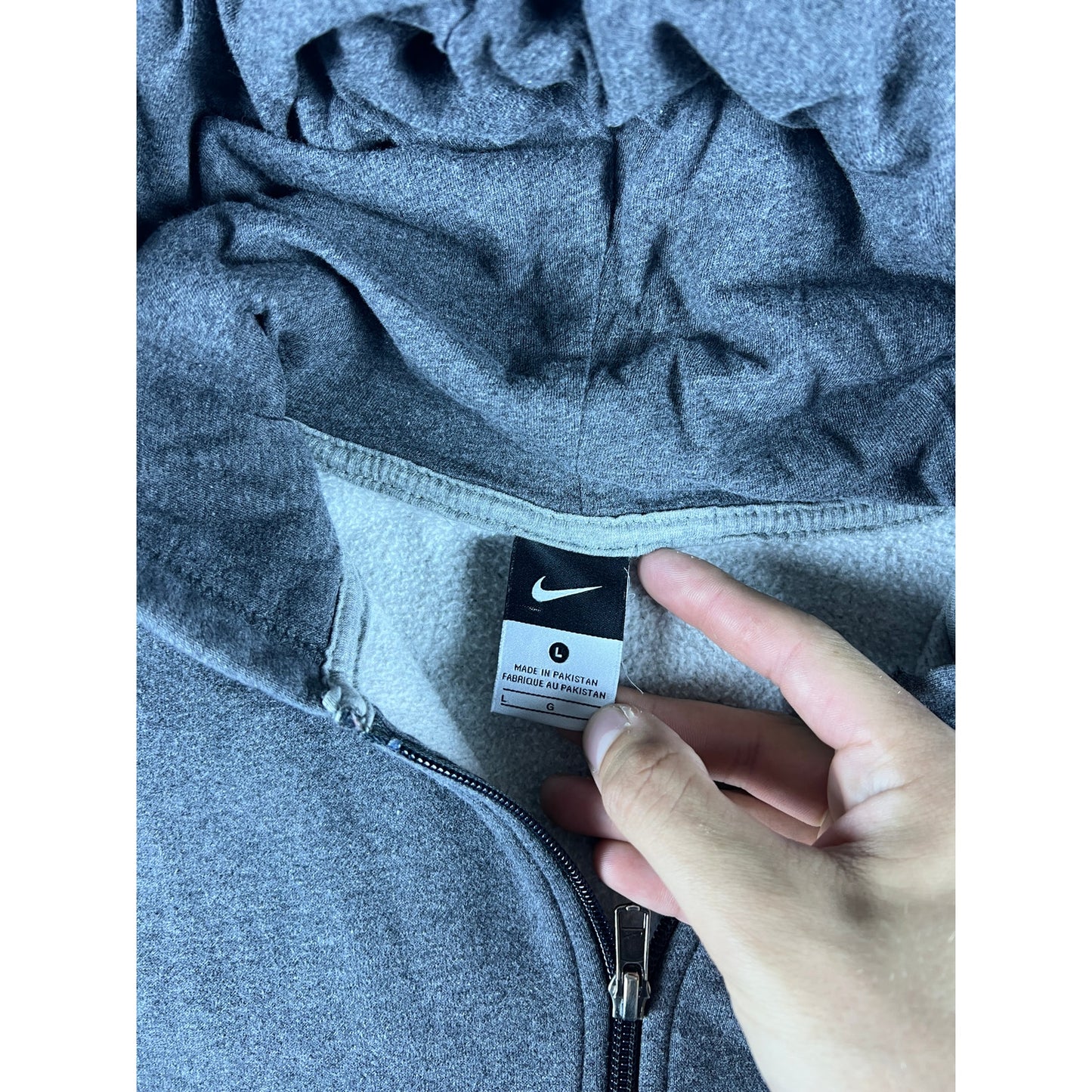 Nike Fleece Hoodie - L