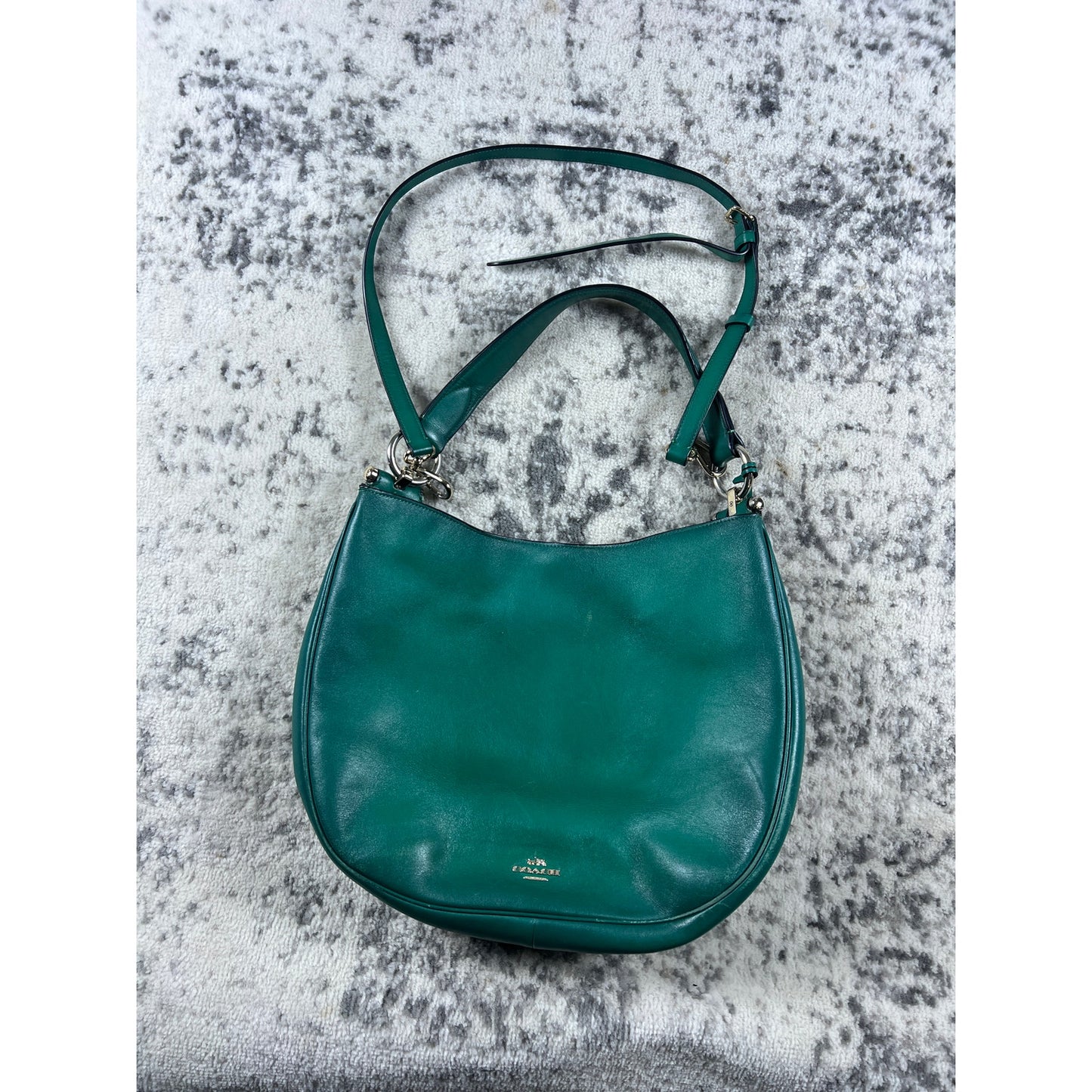 Teal Green COACH Hobo Crossbody/Shoulder Bag