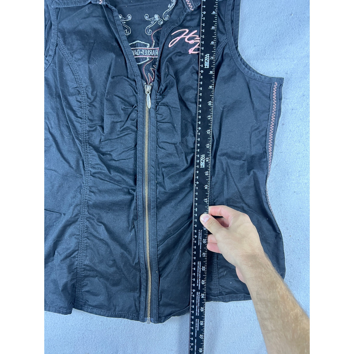 Harley-Davidson Embroidered Wings Biker Shirt Womens - L