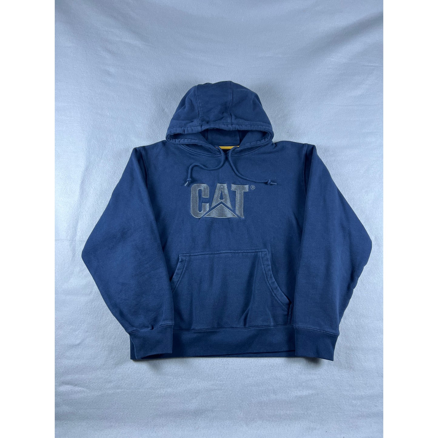 Caterpillar Spellout Logo Hoodie - L