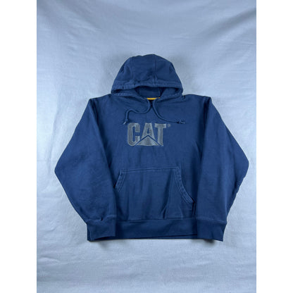 Caterpillar Spellout Logo Hoodie - L