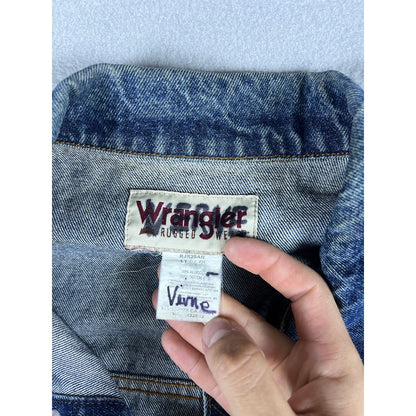 Wrangler Rugged Wear Denim Trucker Jacket - L