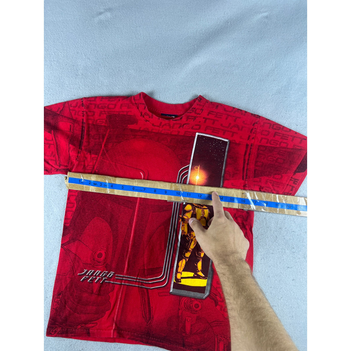 Star Wars Jango Fett All Over Print T-Shirt Youth - L