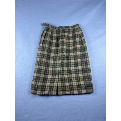 Vintage Wool Tweed Skirt - XS