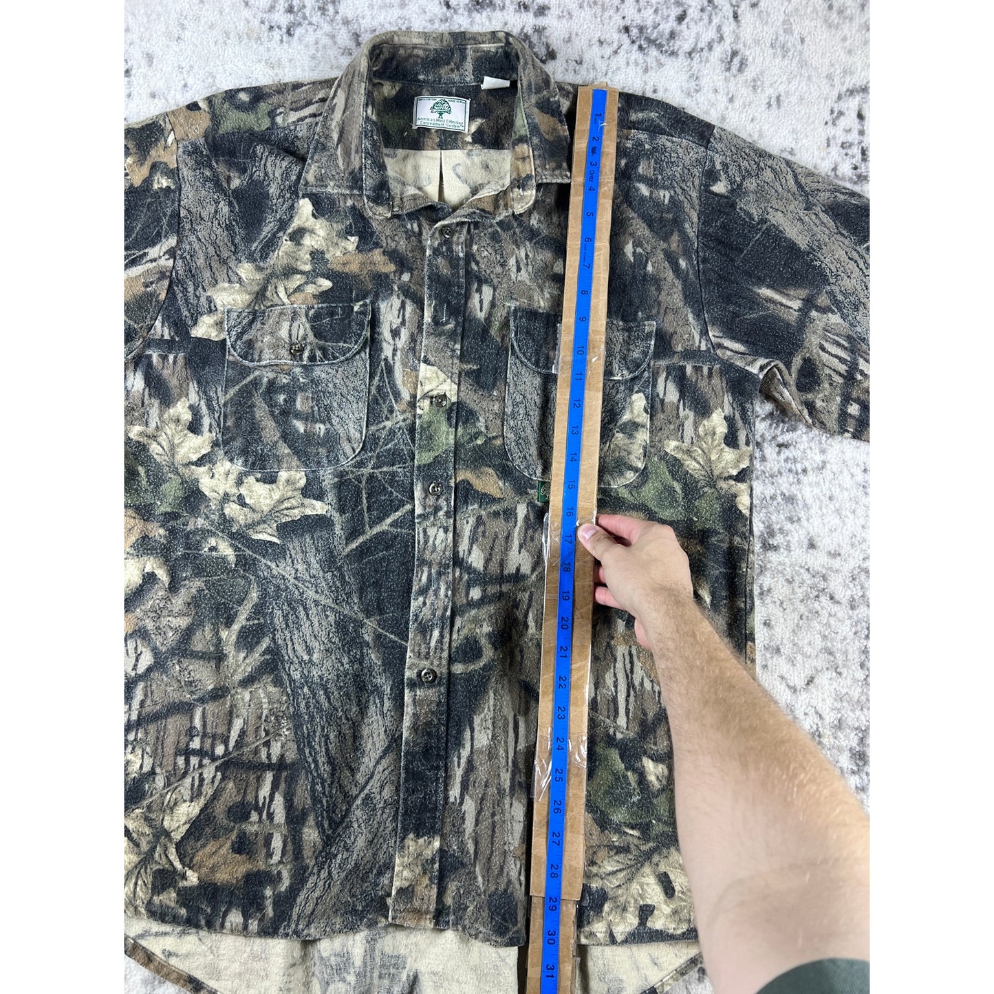 Vintage Camo Hunting Shirt Mens - XL