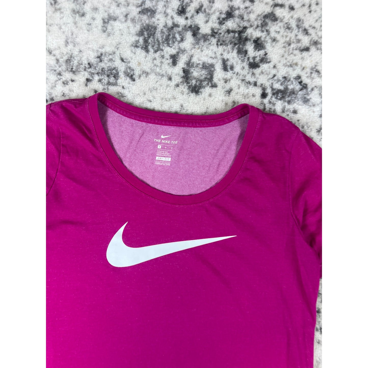 Purple Nike Center Swoosh Graphic Tee - M