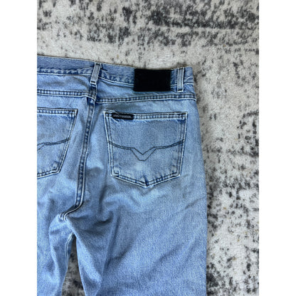 Vintage Harley Davidson Denim Blue Pants - 33
