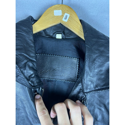 Vintage Astor Leather Flight Bomber Jacket - L