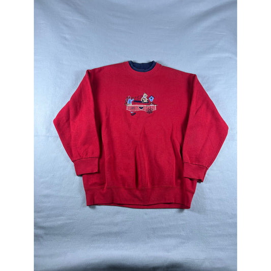 Vintage Teddy Bear Sweatshirt - XL
