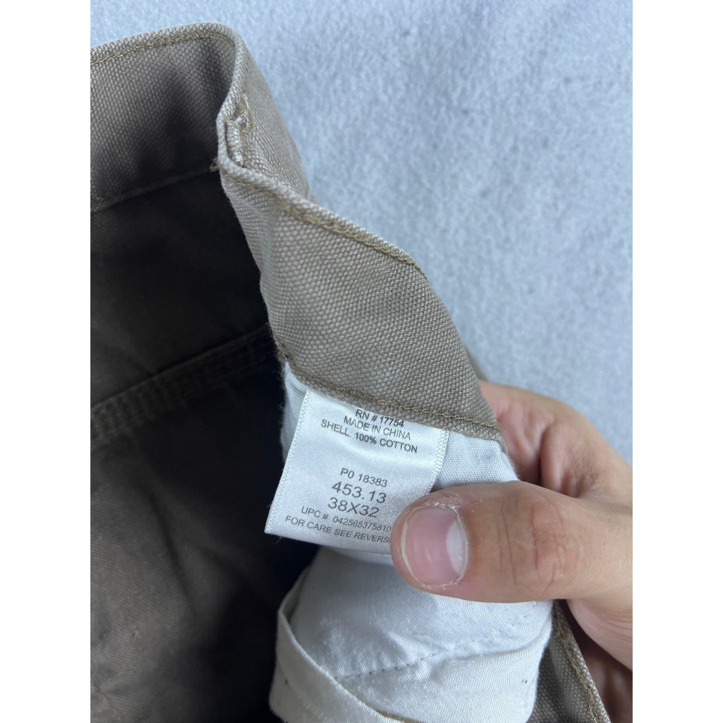 KEY Canvas Double Knee Carpenter Pants - 38x32