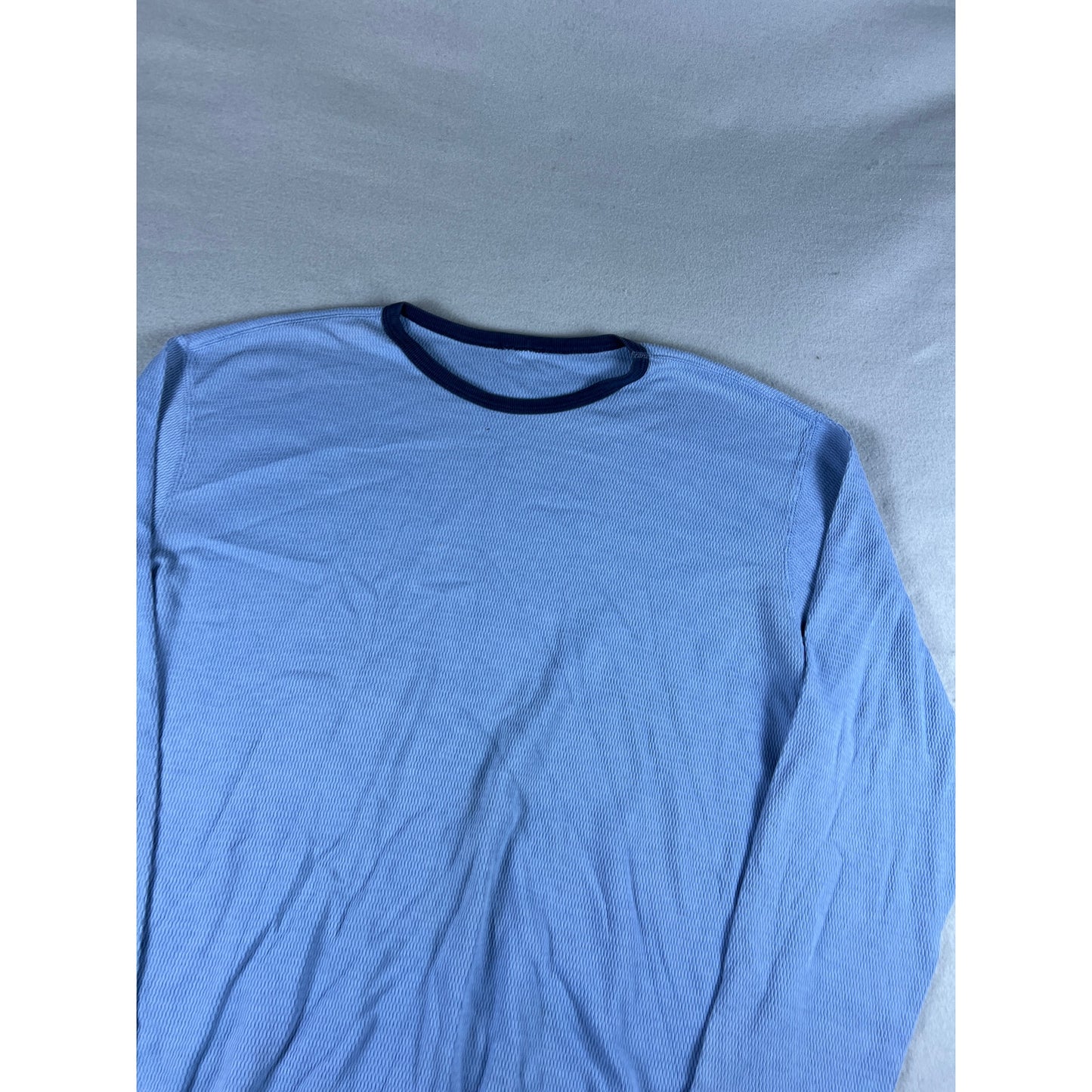 Vintage Thermal Ringer Shirt - XL