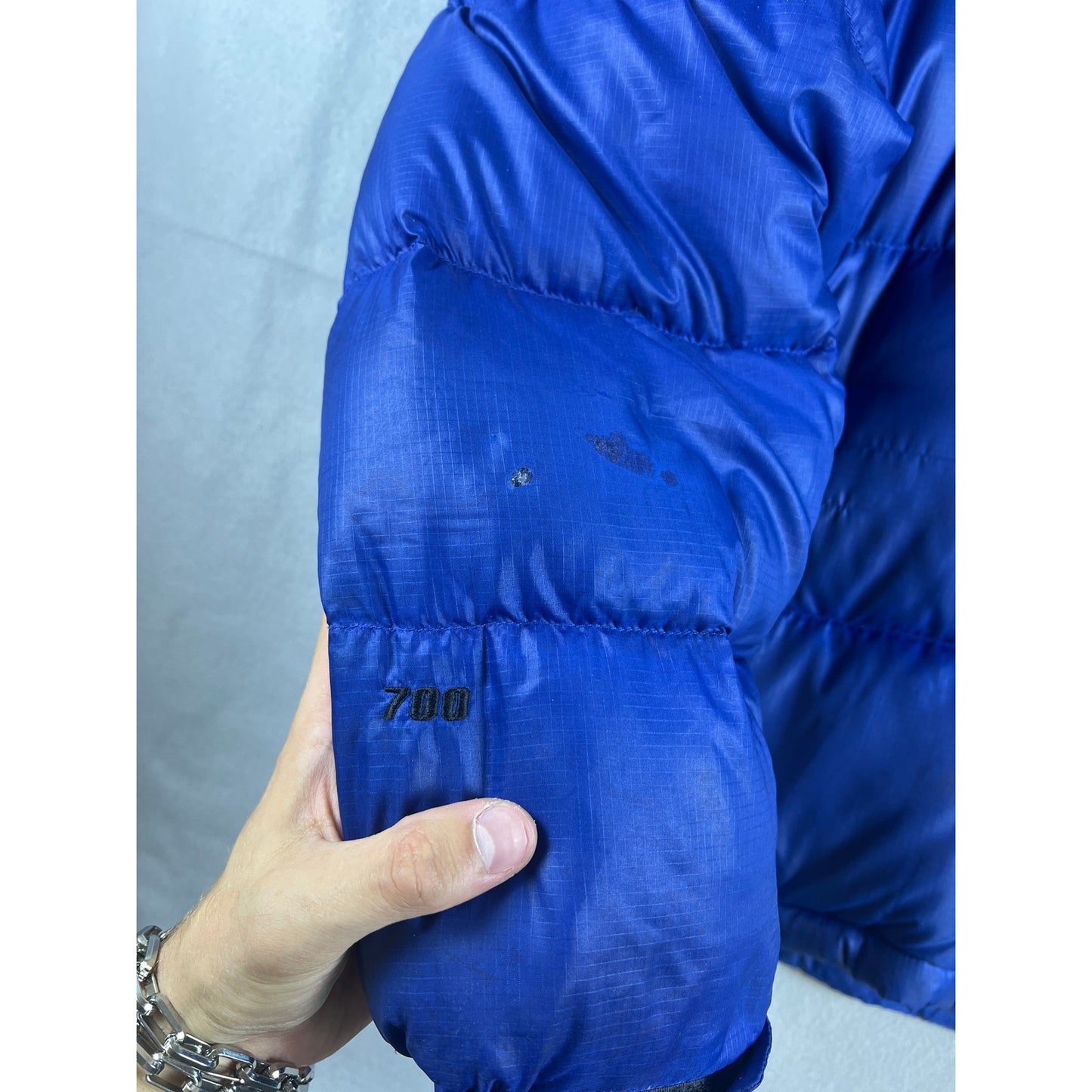 Vintage Blue North Face 700 Puffer Jacket - M