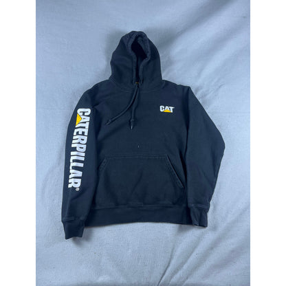 CAT Caterpillar Fleece Hoodie Sweatshirt - L