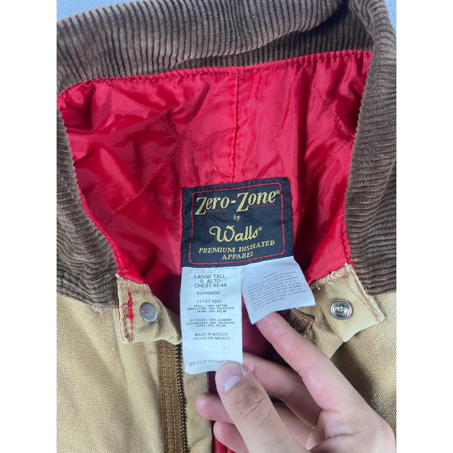 Walls Zero Zone Workwear Jacket - LT