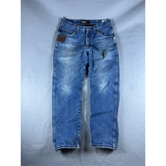 Wrangler Riggs Fleece Lined Workwear Jeans - 34x32