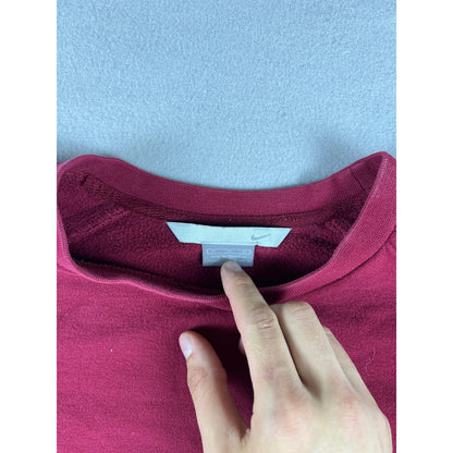 Y2K Red Nike Swoosh Crewneck - XL