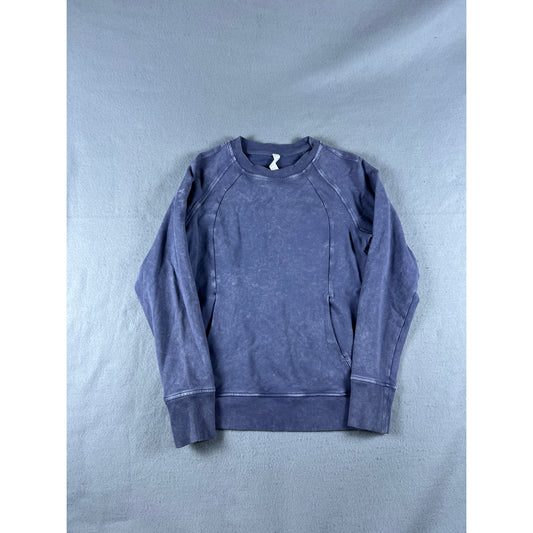 Lululemon Scuba Crew Sweatshirt Womens - 4 Washed Purple Quartz