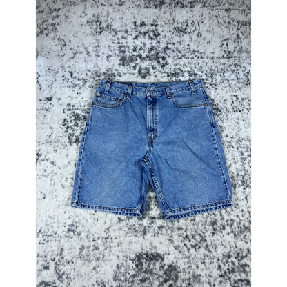 VTG Levi 505 Light Wash Denim Jean Shorts Sz 36 Made in USA 90s