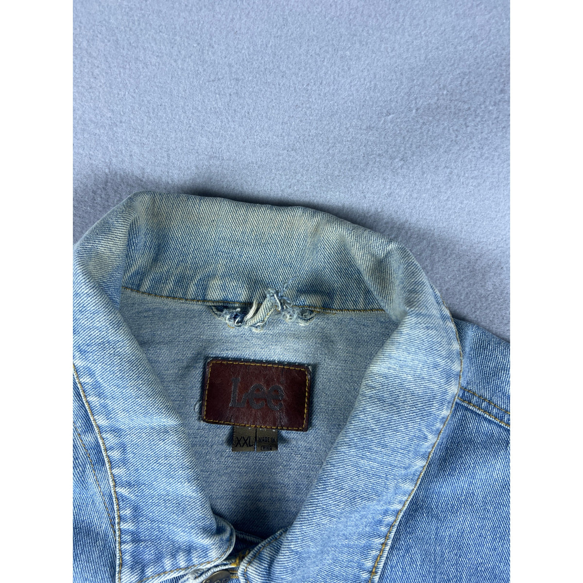 Vintage Lee Denim Trucker Jacket - XXL
