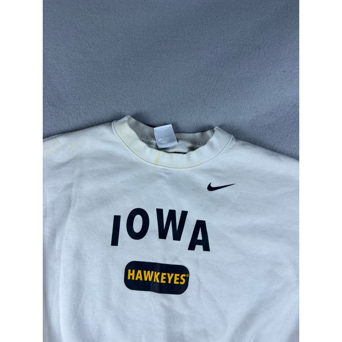 Iowa Hawkeyes Cropped Sweatshirt Womens - M
