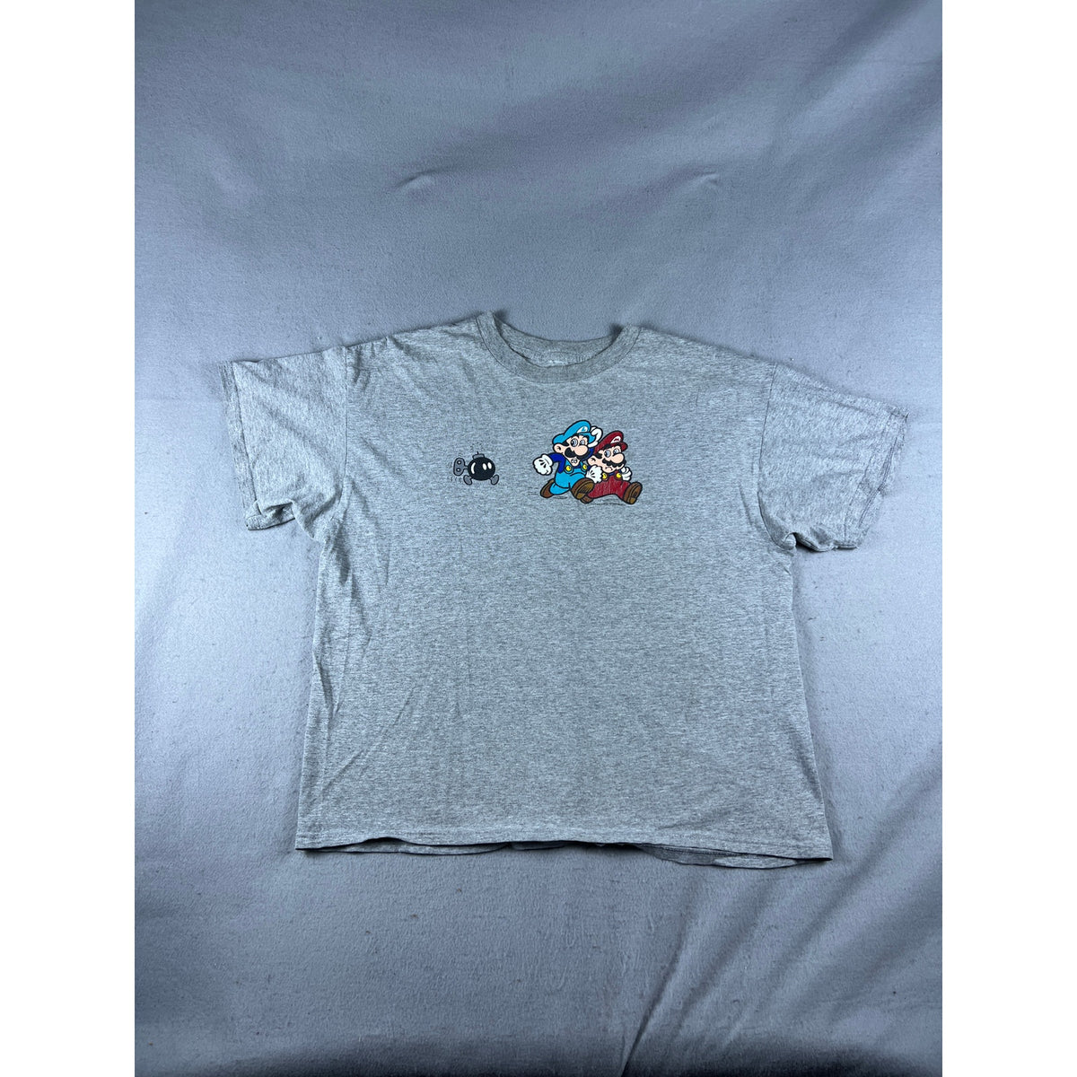 Vintage 2003 Nintendo Mario Luigi Bob-Omb T-Shirt - L
