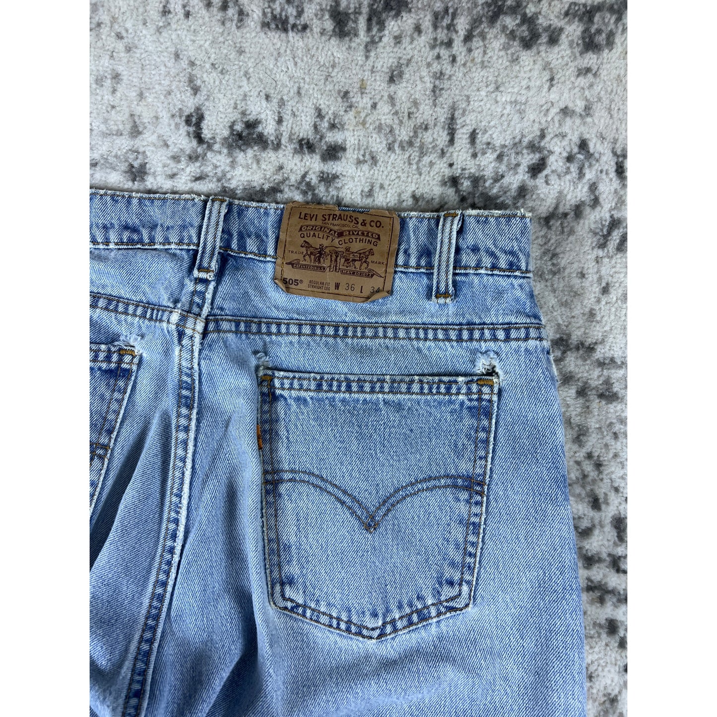 Vintage Denim Blue Levi Orange Tabs - 32