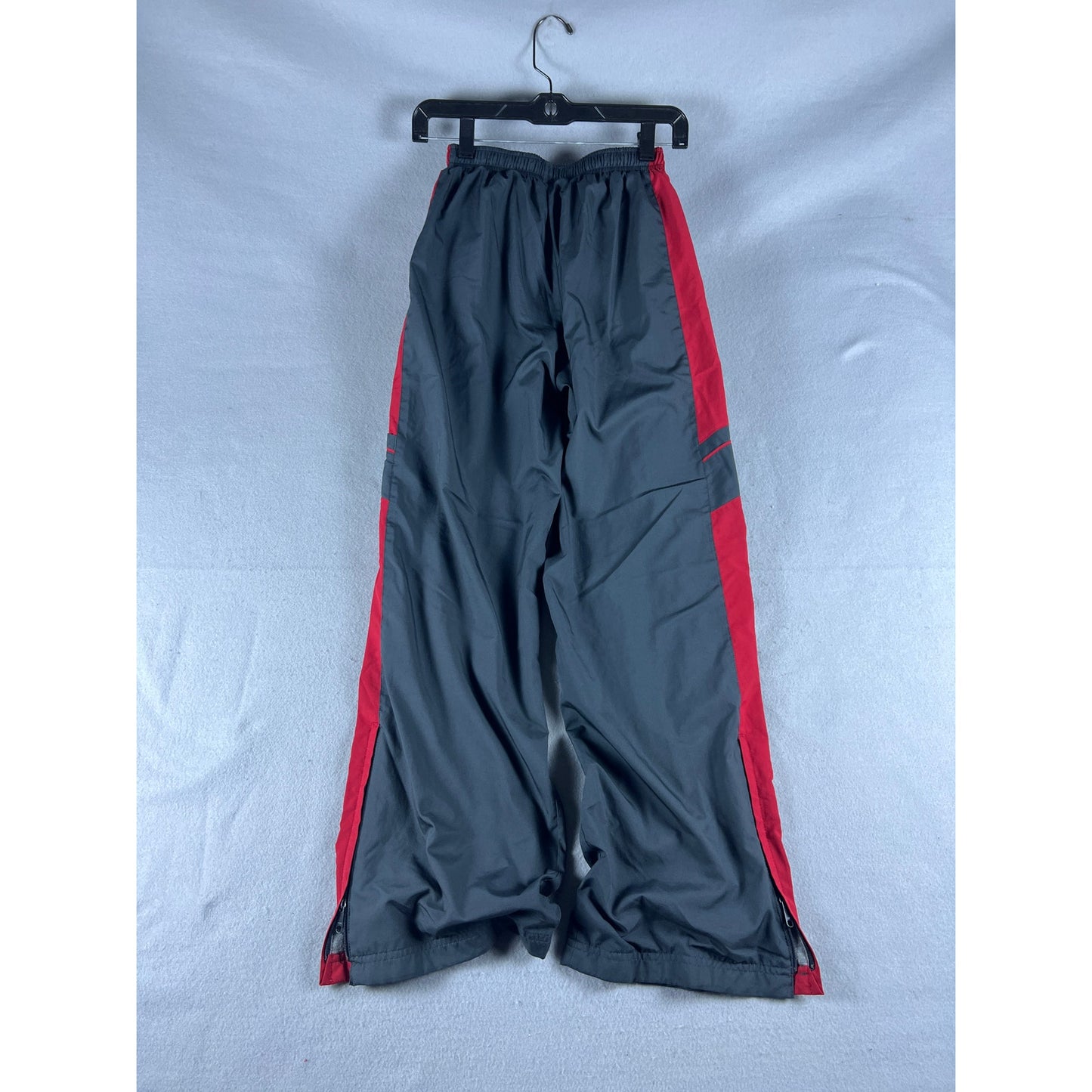 Vintage Grey Striped Nike Track Pants - S