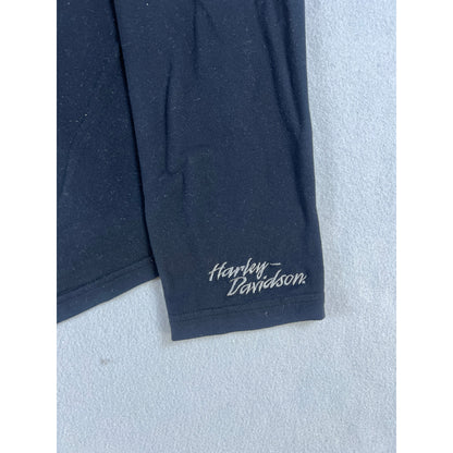 Black Harley Davidson Thermal Mock Neck - L