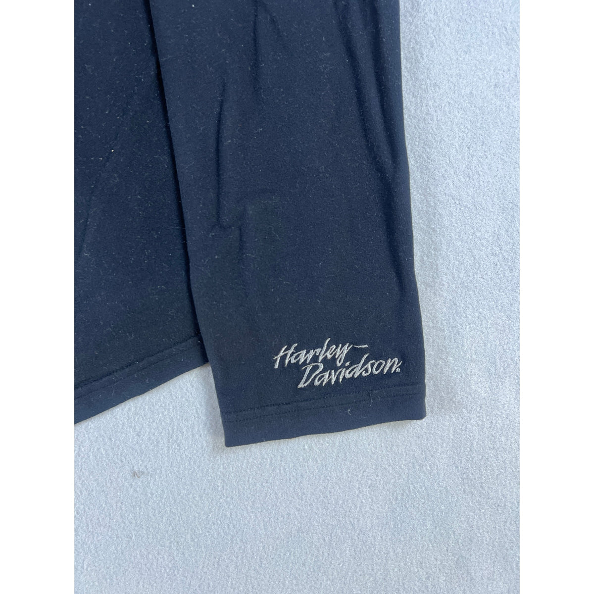 Black Harley Davidson Thermal Mock Neck - L