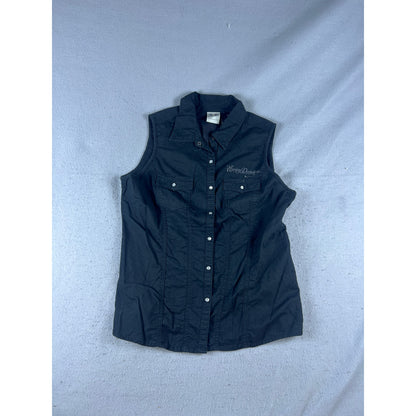 Harley-Davidson Biker Grunge Shirt Womens - L