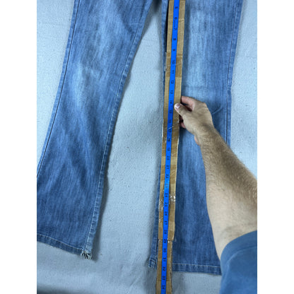 Vintage Blue Asphalt Flare Jeans - 3