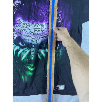 WWE Authentic T-Shirt Mens XL Black Jeff Hardy Immune To Fear Wrestling Graphics