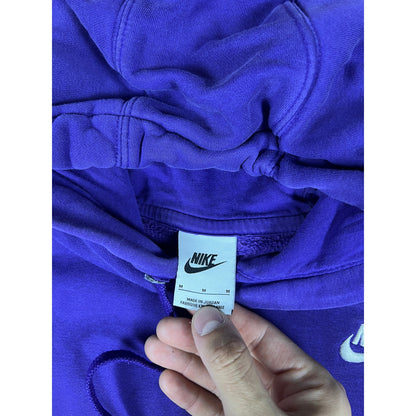 Vintage Purple Nike Spellout Hoodie - M