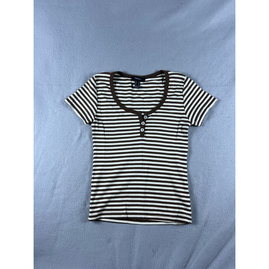 Forever 21 Henley Shirt Womens - M