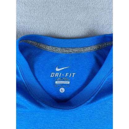 Blue Nike Swoosh T-shirt - L