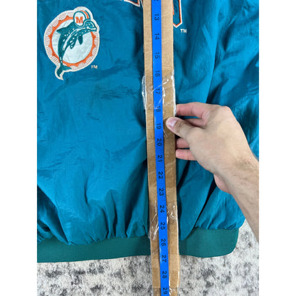 Vintage 90s Miami Dolphins Windbreaker Jacket - XL