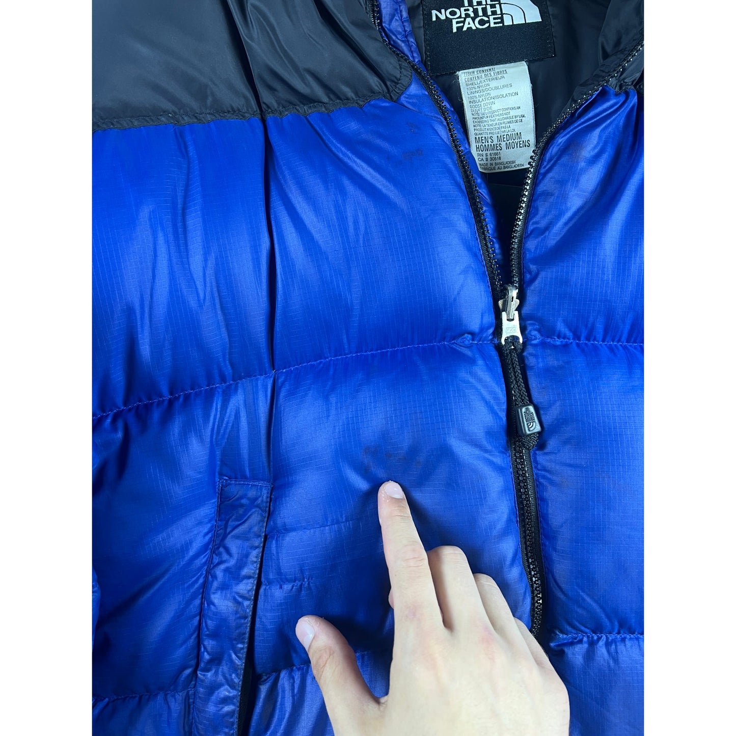 Vintage Blue North Face 700 Puffer Jacket - M