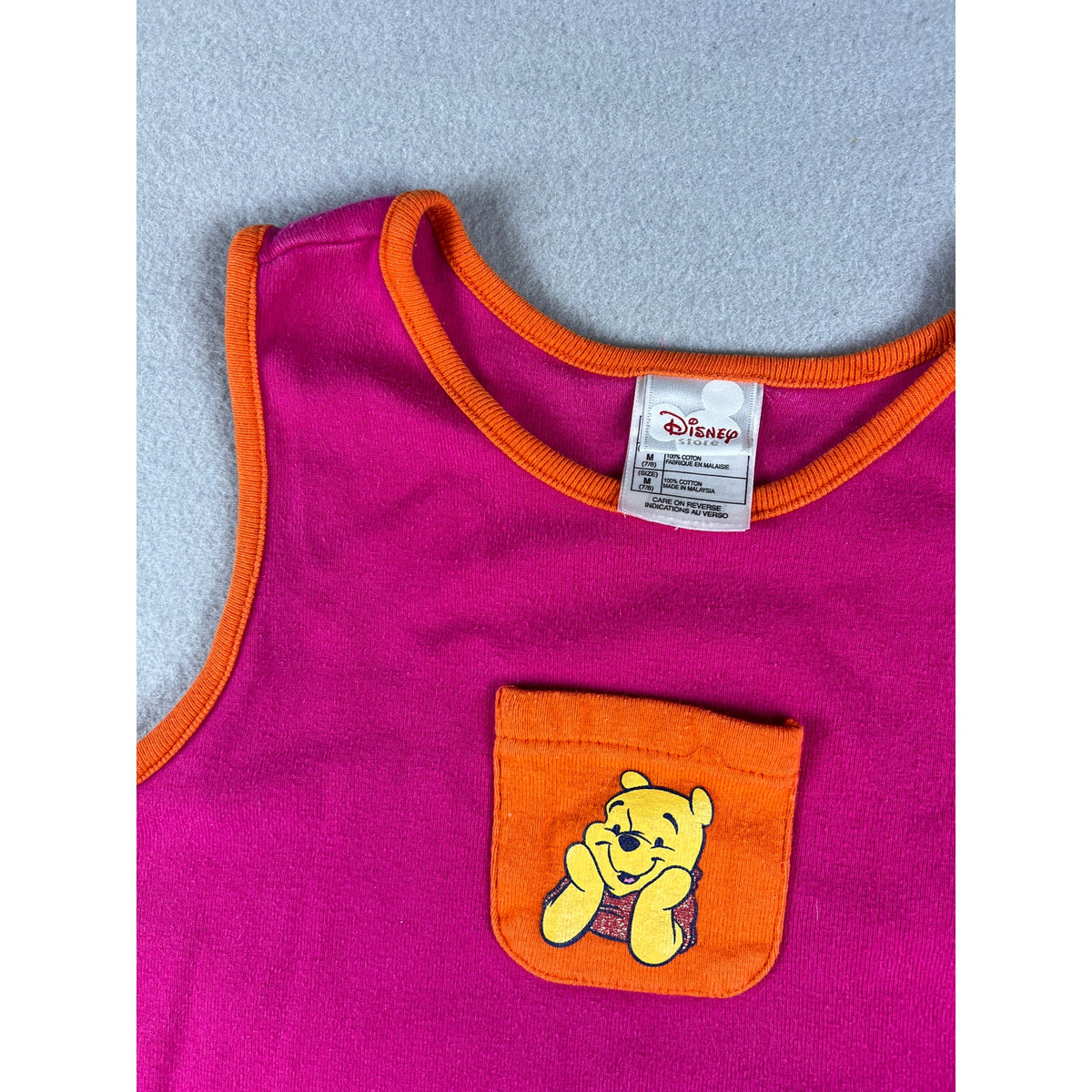 Vintage Disney Winnie The Pooh Tank Dress - M 7/8