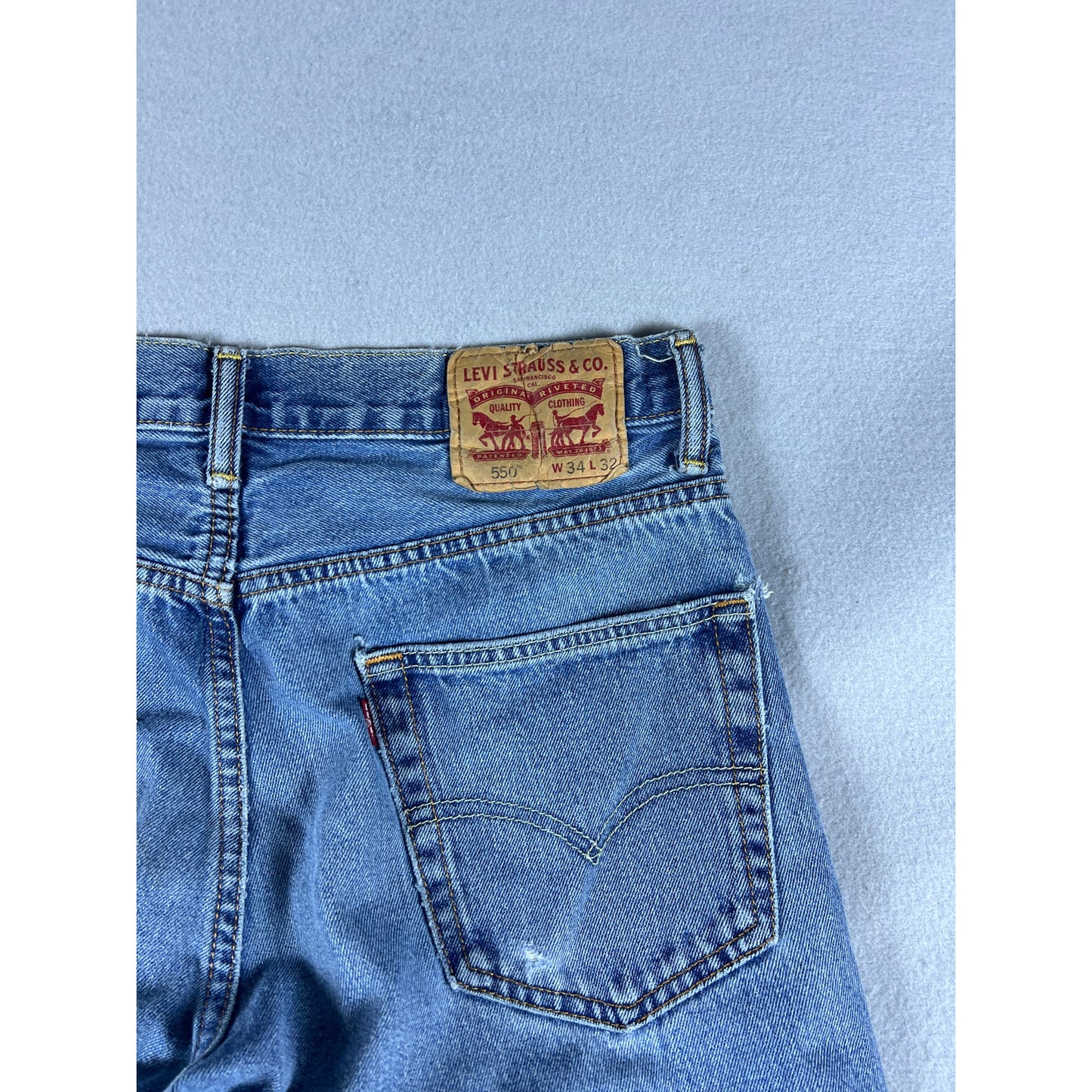 Levi's 550 Relaxed Fit Denim Jeans - 34x32