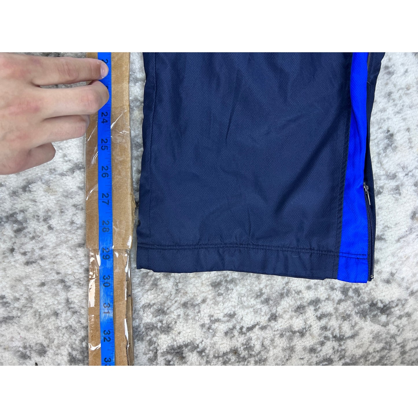 Vintage Navy Blue Track Pants - M