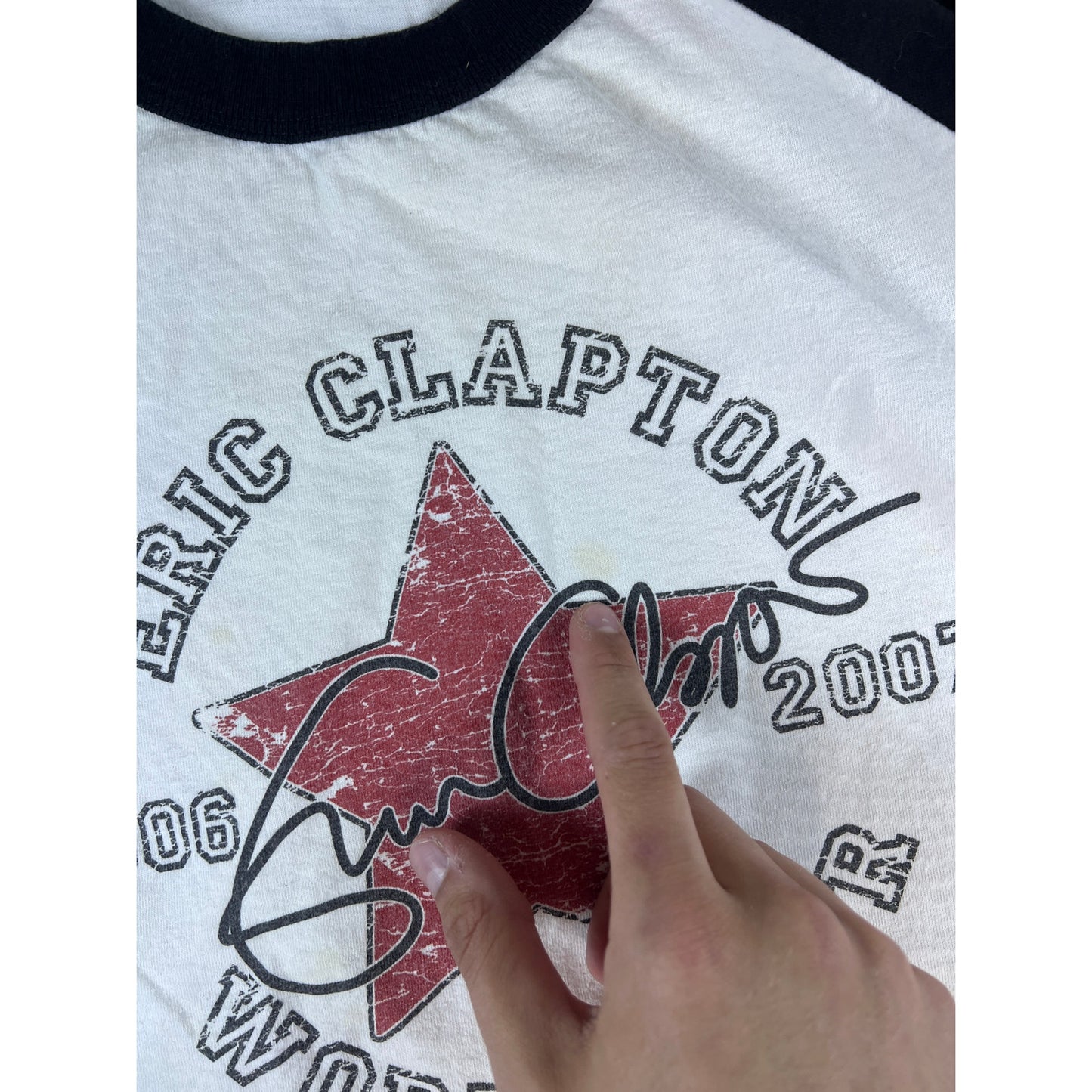 Vintage Eric Clapton World Tour Shirt - XL