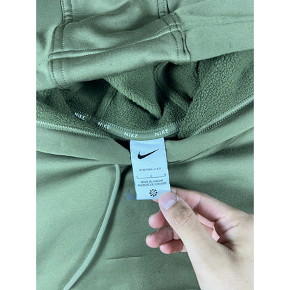Green Nike Center Swoosh Hoodie - L