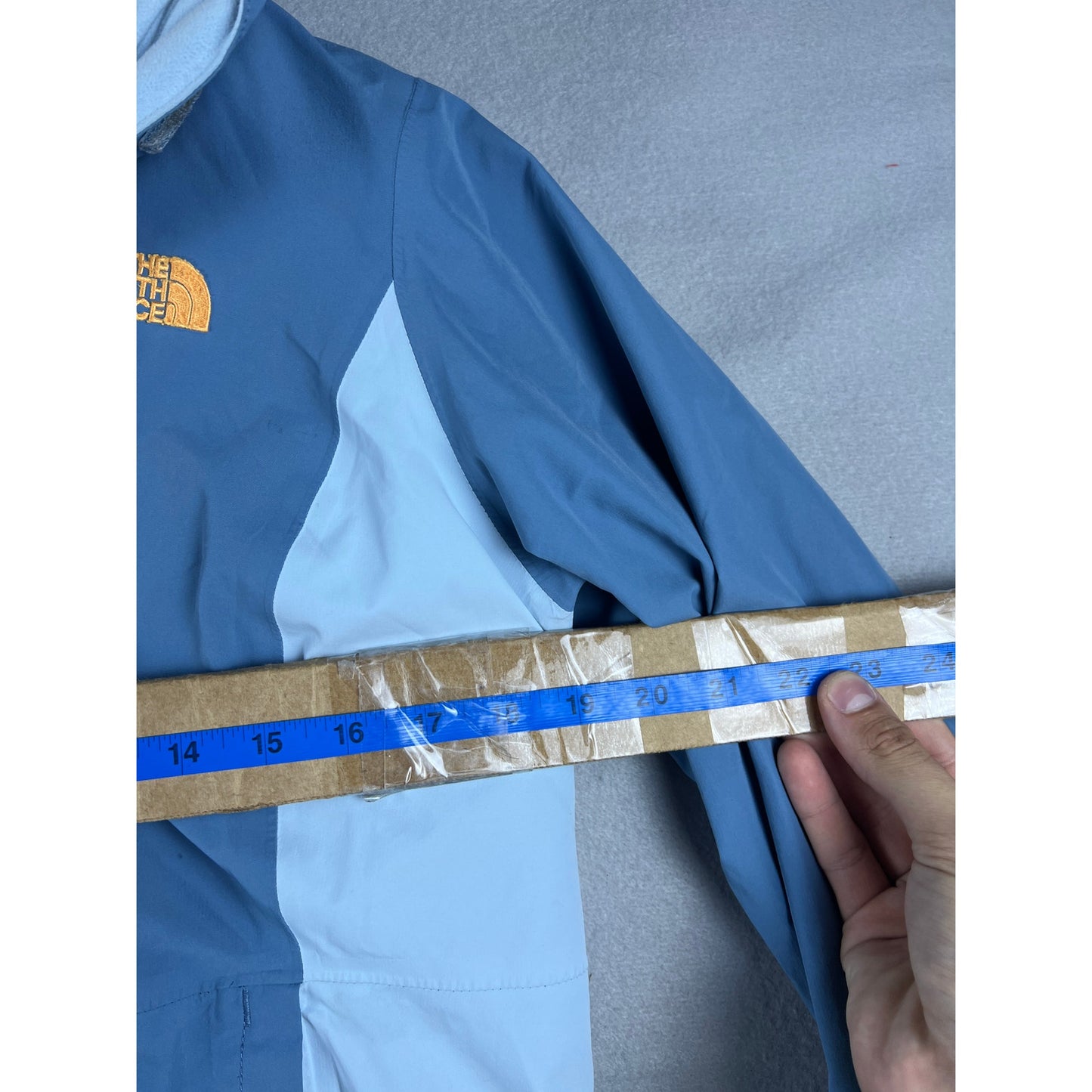 Sky Blue North Face HyVent Waterproof Jacket - M